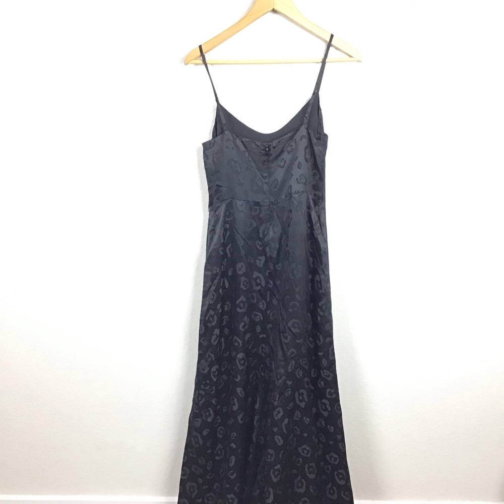L’agence Dress Shani Silk Leopard Print Maxi Slip - Picture 6 of 10